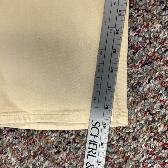 Lauren Ralph Lauren Tan Stretch Denim High Rise Straight Leg Jeans Size 18 - Picture 11 of 12